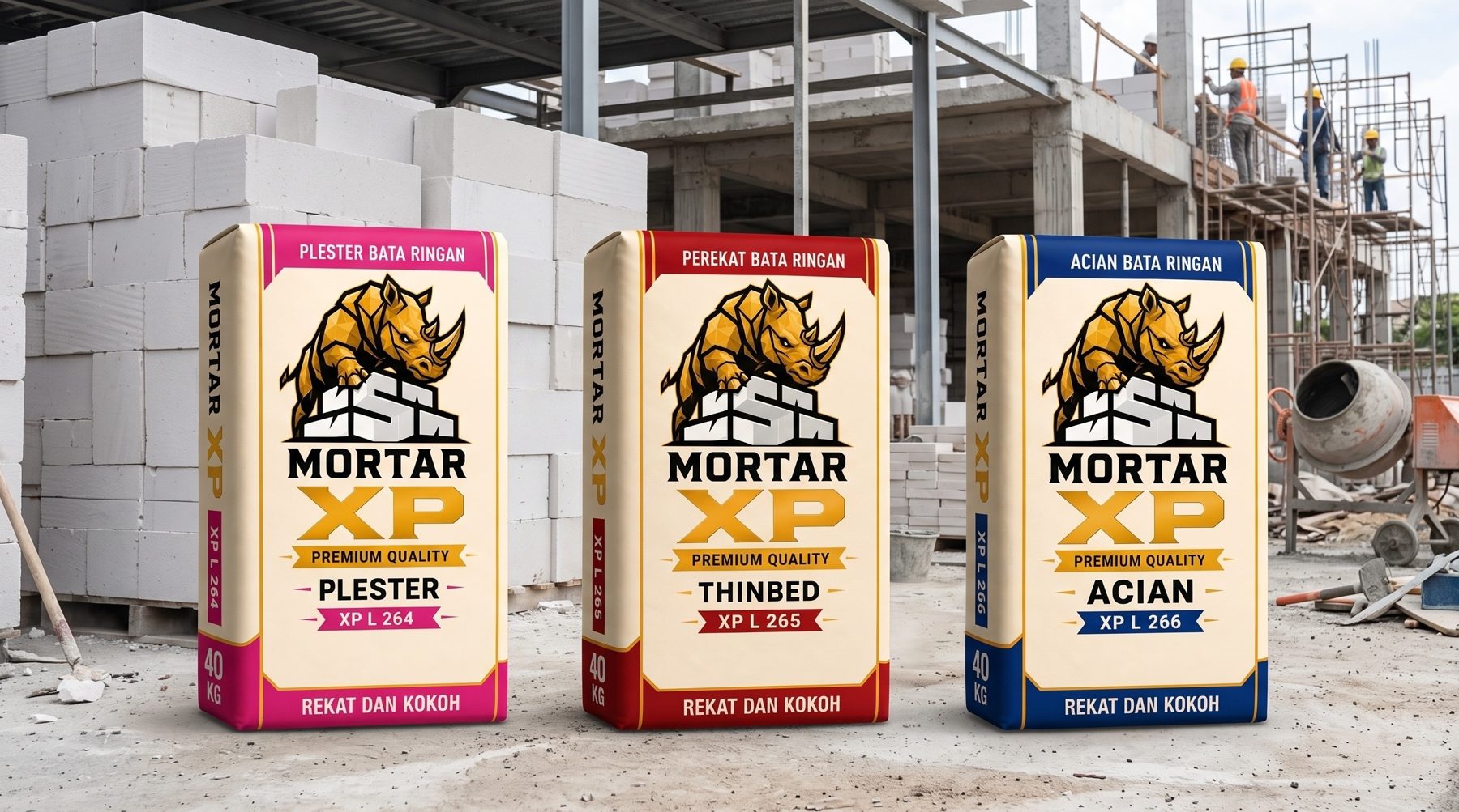 Konstruksi XP Mortar